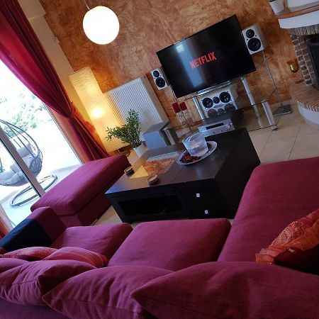 'Seaside Paradise' Elegant Apartment In Nea Makri Luaran gambar