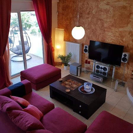 'Seaside Paradise' Elegant Apartment In Nea Makri Luaran gambar